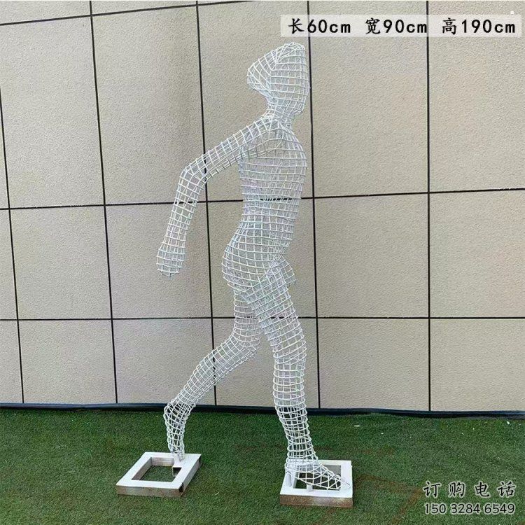 镂空体育雕塑展品,室外软装,铁艺人物雕塑订做 镂空体育雕塑展品,室外软装,铁艺人物雕塑订做