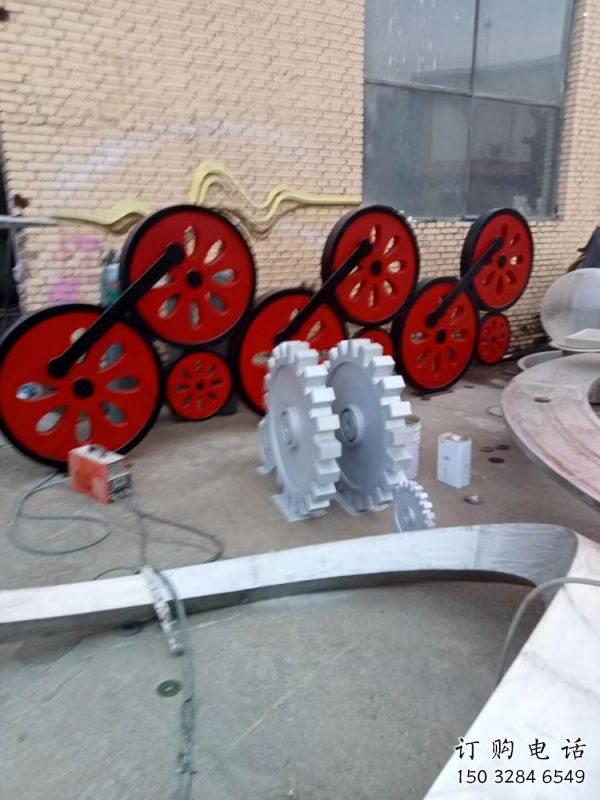 车轮雕塑常用,钢管组合,景观车轮雕塑定价 车轮雕塑常用,钢管组合,景观车轮雕塑定价