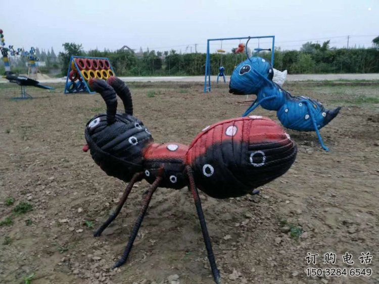 轮胎蚂蚁雕塑供应,花园小品,彩绘轮胎蚂蚁雕塑展品 轮胎蚂蚁雕塑供应,花园小品,彩绘轮胎蚂蚁雕塑展品