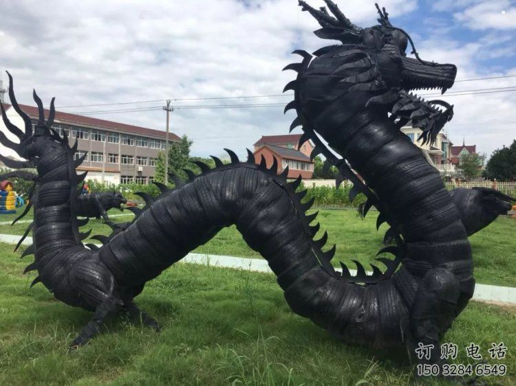 轮胎龙雕塑优选,陆地摆件,园林轮胎龙雕塑供应 轮胎龙雕塑优选,陆地摆件,园林轮胎龙雕塑供应