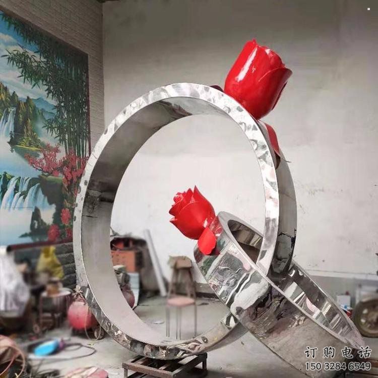 别墅区戒指雕塑