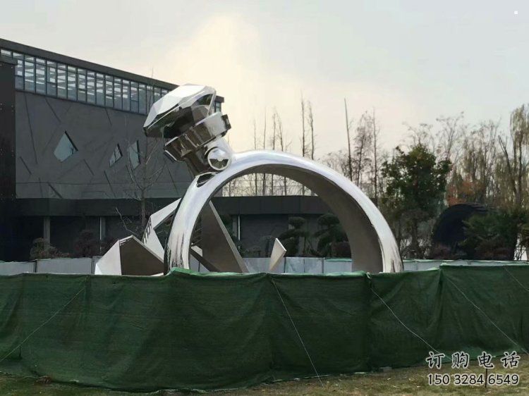戒指环雕塑供应，固体雕塑，大型戒指环雕塑厂家