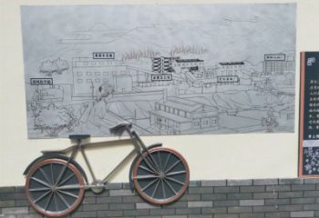 水车雕塑预定，城区小品，民俗水车雕塑制造商