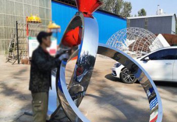 钻戒雕塑制作专供，园林装饰，建筑钻戒雕塑厂家