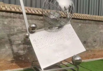 彩绘电脑雕塑
