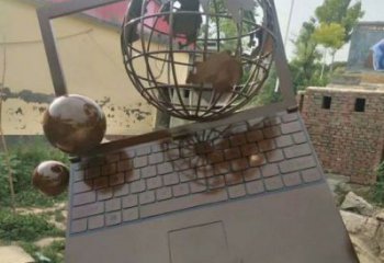 电脑雕塑