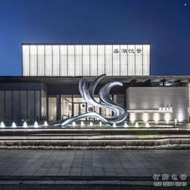 天使之翼雕塑制造，酒店摆件，文化景观翅膀雕塑选定