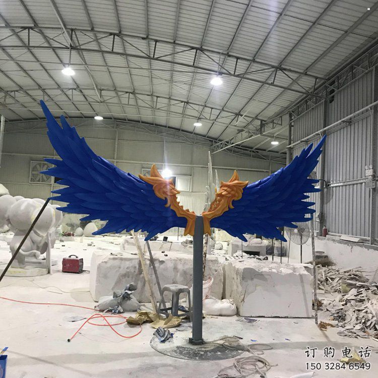 羽翼雕塑展品，景观概念，不锈钢羽翼雕塑优选
