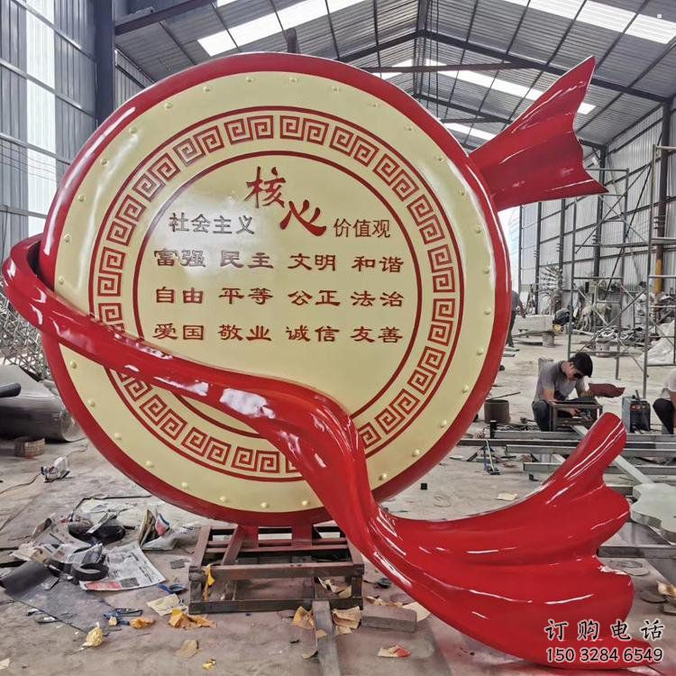 现代战鼓雕塑 现代战鼓雕塑