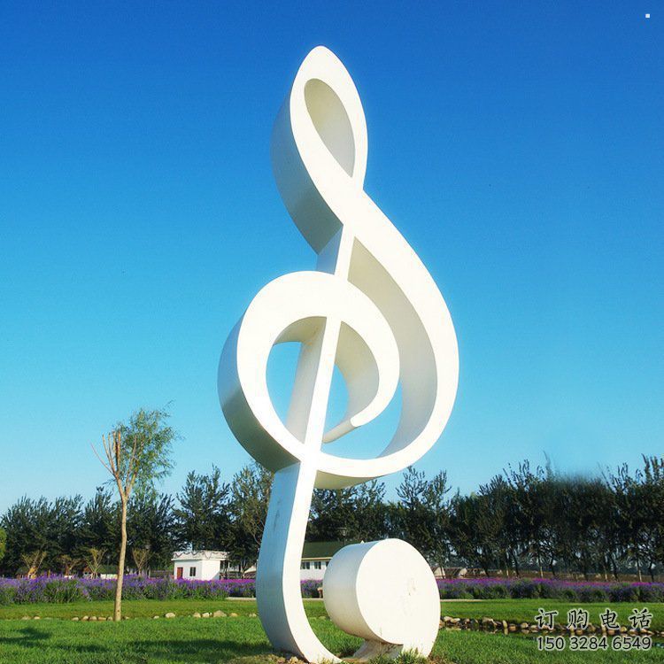 音乐符号雕塑定价，景观雕塑，园林音乐雕塑摆件批发