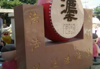 铁鼓雕塑点击，景观雕塑，别墅铁鼓雕塑供求