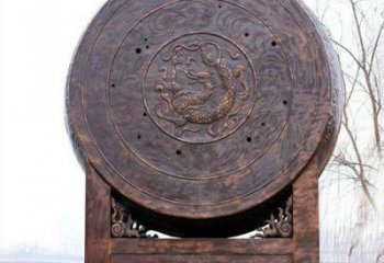 铜鼓雕塑建筑通用，街头雕塑，企业铜鼓雕塑标准