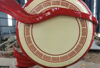 几何战鼓雕塑