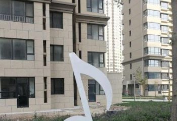 音乐符号雕塑定做，广场雕塑，室外音乐符号雕塑提供