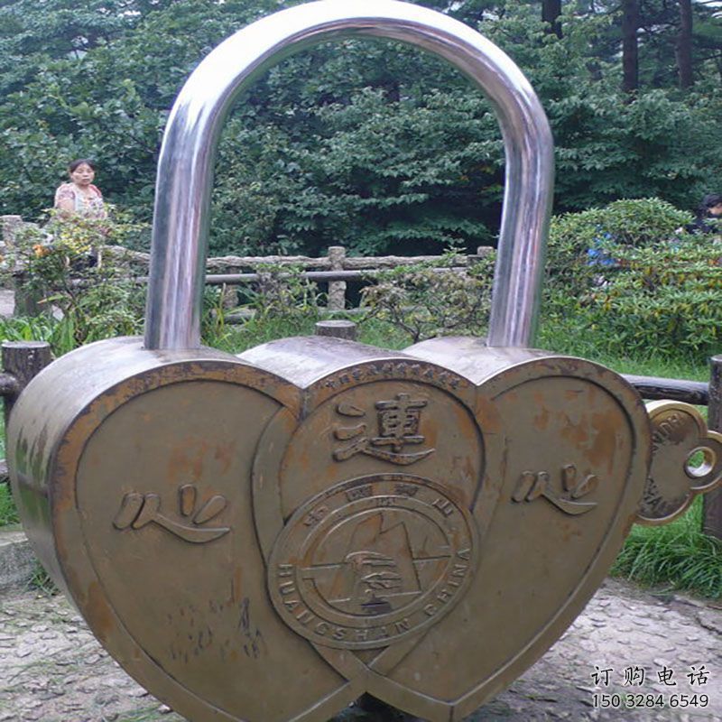 室外连心锁雕塑展品,公园小品,城市连心锁雕塑供需 室外连心锁雕塑展品,公园小品,城市连心锁雕塑供需