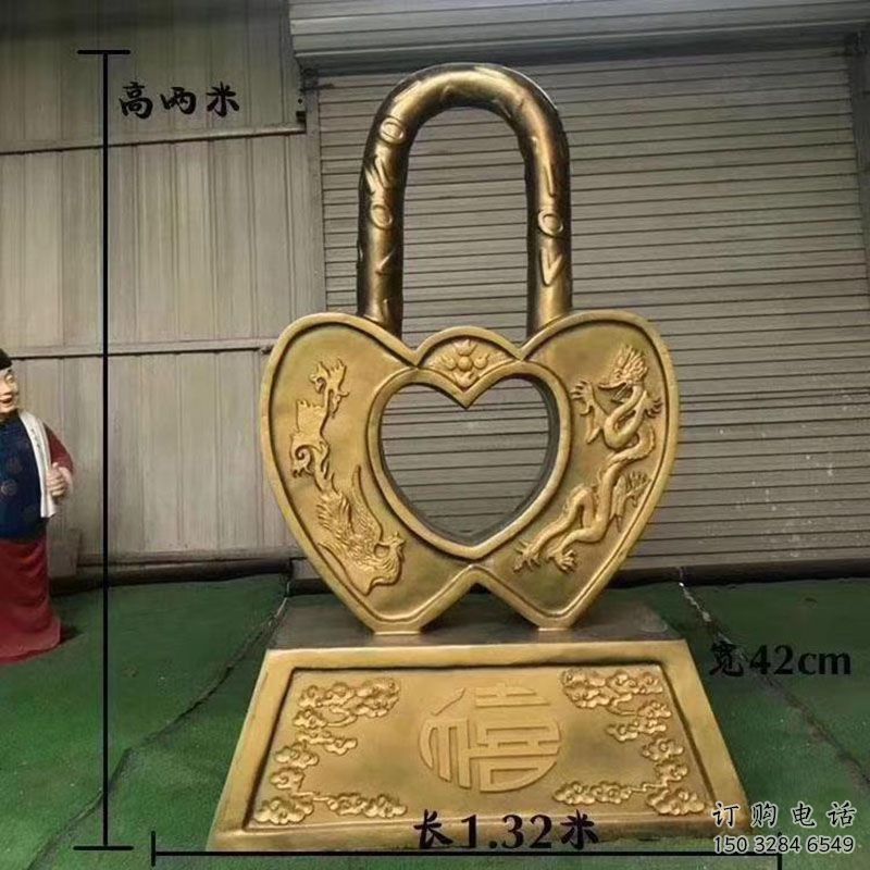 商业同心锁雕塑承接,锻造工艺,锁子雕塑订做 商业同心锁雕塑承接,锻造工艺,锁子雕塑订做