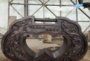 锁子雕塑优选，城市装饰，展示锁子雕塑定做