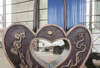 园林铜锁子雕塑承接，景区雕塑，铜锁子雕塑定制