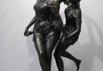 合肥住宅小区跳舞雕塑