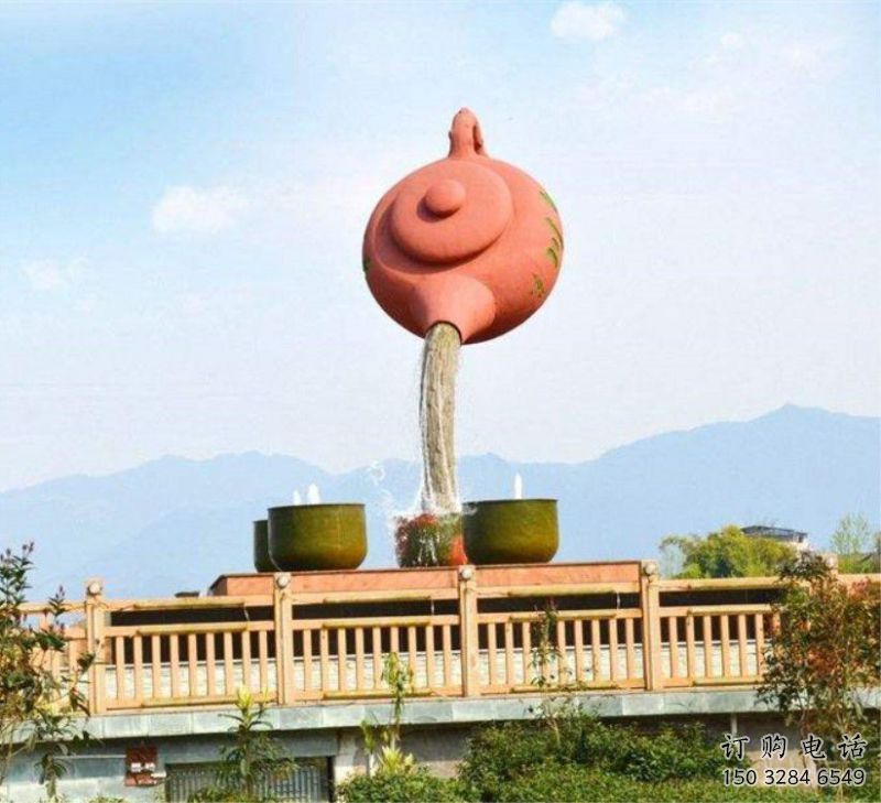 闽侯公园天壶雕塑工厂,不锈钢材质,圆雕形式 闽侯公园天壶雕塑工厂,不锈钢材质,圆雕形式