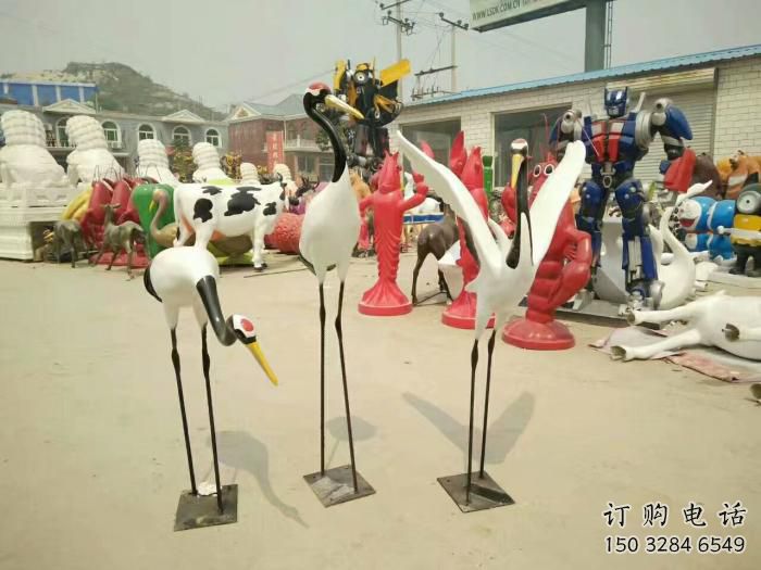 漯河仙鹤雕塑承接 漯河仙鹤雕塑承接