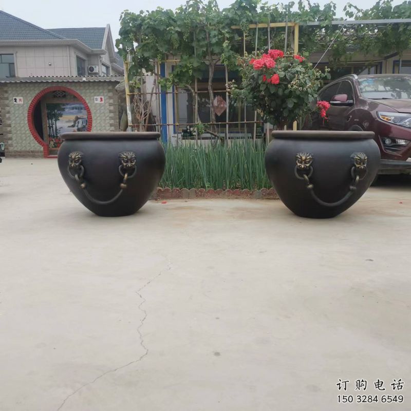 新乡铸铜缸雕塑制造商 新乡铸铜缸雕塑制造商