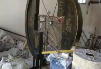 信阳园林铜钱雕塑精选，陆地摆件，公园铜钱雕塑精品