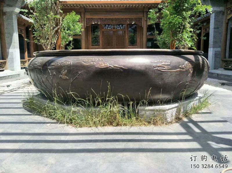 开封铸铜缸雕塑加工 开封铸铜缸雕塑加工