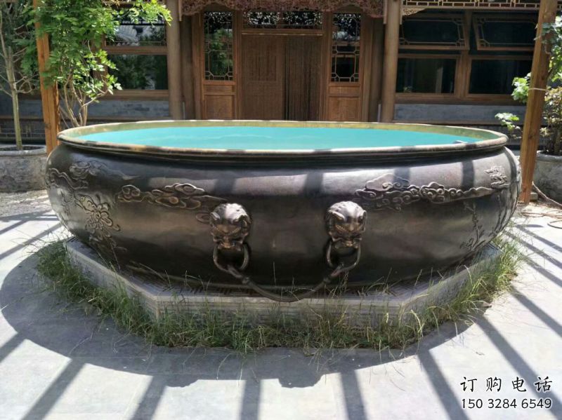 三门峡铸铜缸雕塑厂家 三门峡铸铜缸雕塑厂家