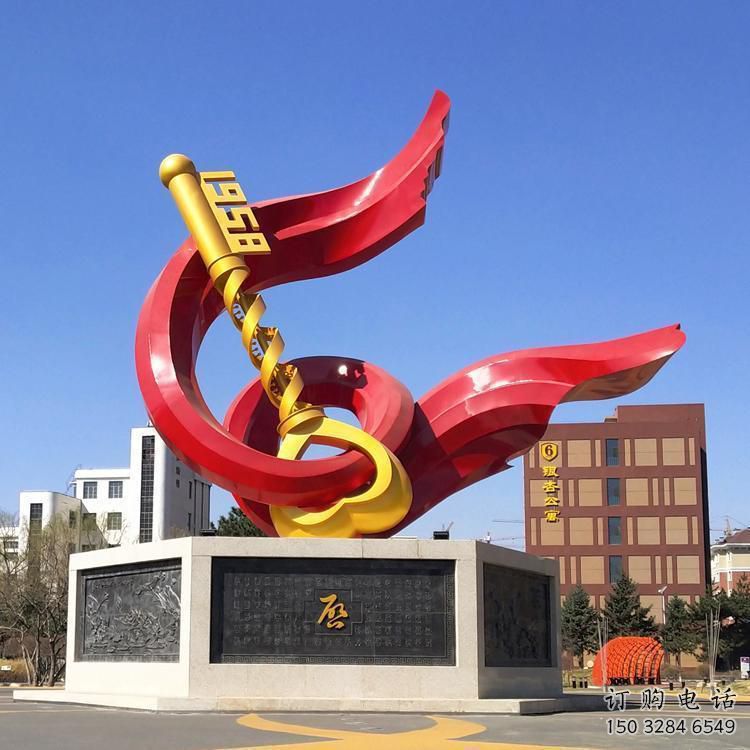 湖北户外精神堡垒雕塑 湖北户外精神堡垒雕塑