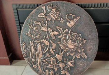 荆门锻铜浮雕厂家，露天雕塑，铸铜福字浮雕订做
