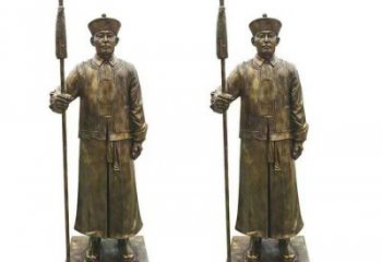 岳阳庭院武士雕塑