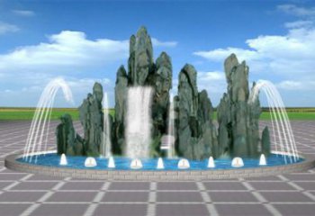益阳衡阳电影变频喷泉雕塑，水景喷泉雕塑承接