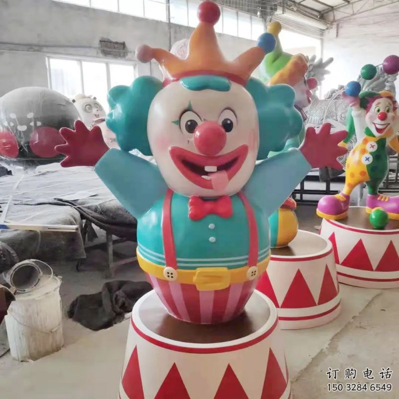 通化公园小丑雕塑 通化公园小丑雕塑