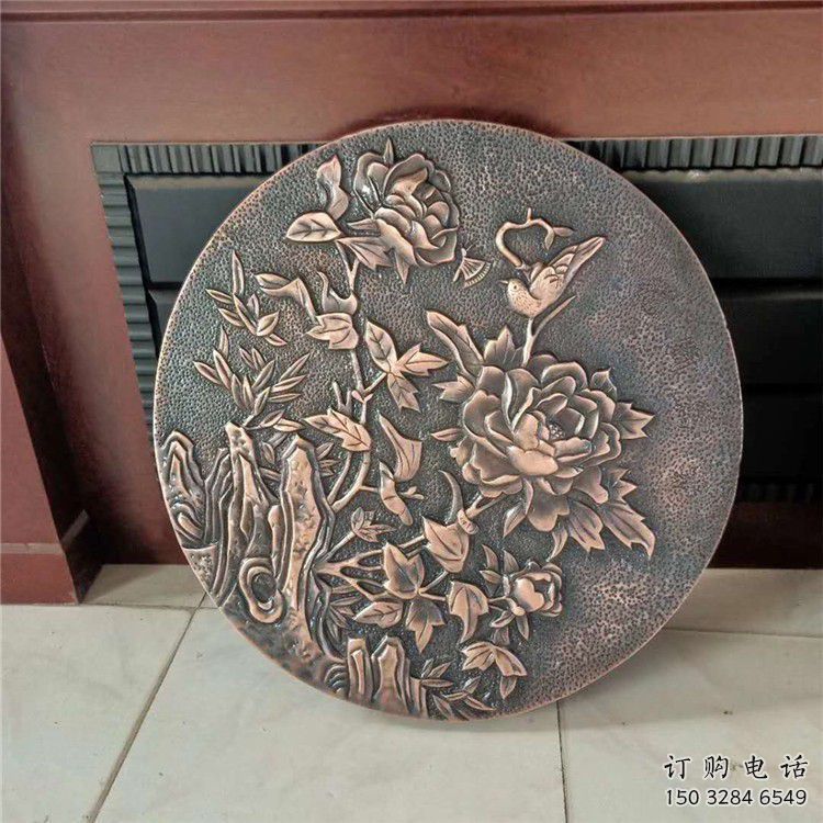 宿迁锻铜浮雕厂家，露天雕塑，铸铜福字浮雕订做