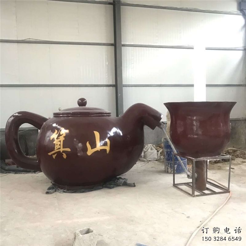 无锡商业街酒壶雕塑