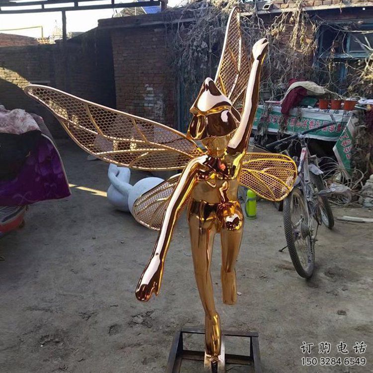 无锡小精灵雕塑,抽象卡通雕塑,美陈人物摆件 无锡小精灵雕塑,抽象卡通雕塑,美陈人物摆件