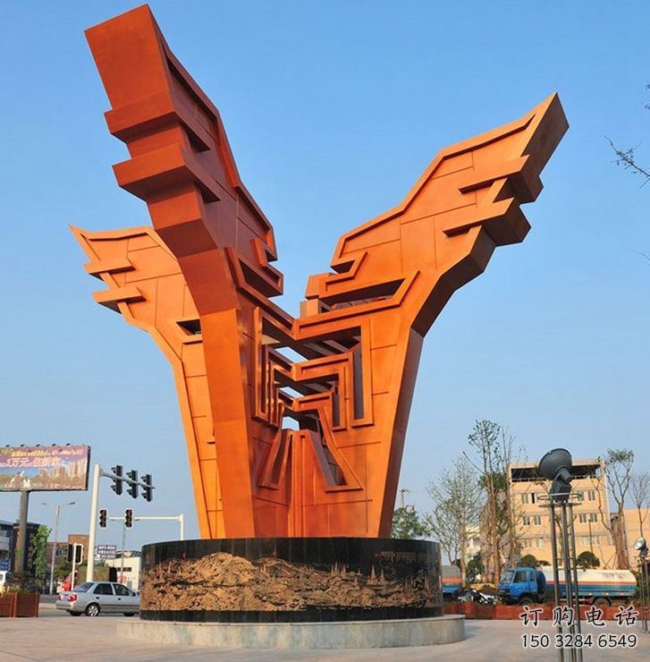 城市精神堡垒雕塑,抽象建筑元素,广场景观雕塑小品 城市精神堡垒雕塑,抽象建筑元素,广场景观雕塑小品