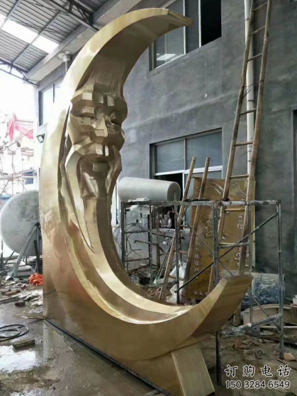 乌兰察布公园月老雕塑 乌兰察布公园月老雕塑