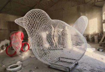 九台镂空小鸟雕塑精选，陆地摆件，铁艺鸟儿雕塑精品