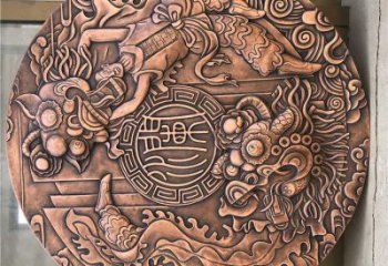无锡户外浮雕供求，村标概念，锻铜浮雕制作厂家