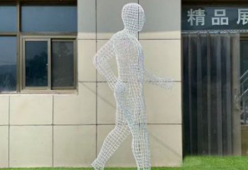 南昌镂空运动员雕塑服务商，美陈雕塑，铁艺体育人物雕塑精选