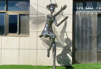 萍乡现代镂空舞者雕塑承接，欧式风格，铁艺跳舞雕塑精选