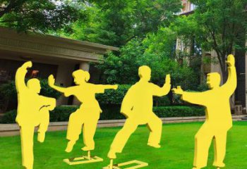 鄂尔多斯公园太极雕塑