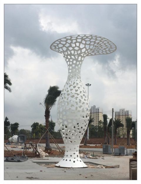 花瓶雕塑通用，陆地摆件，各类镂空花瓶雕塑点击